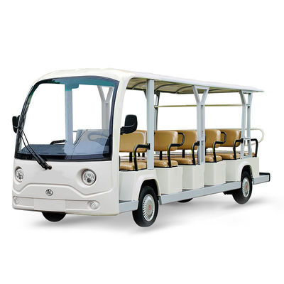 İyi bir fiyat. 18.6mph Hızlı Elektrik Mekiği 17 Yolcu Sightseeing Otobüsü 80-100km sürüş mesafesi ve güçlü yapılandırması ile çevrimiçi