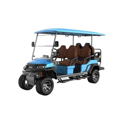 İyi bir fiyat. 2 4 6 Koltuklu kaldırılmış elektrikli golf arabası DOT EEC sertifikası ve uzun ömürlü lityum pil ile çevrimiçi