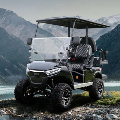 İyi bir fiyat. 48V5KW AC Motor Off-road 4 6 Koltuklu Elektrikli Golf Arabaları Çeşitli Renkli UTV Kulübü için Sightseeing Otobüsü Sürüş kilometre uzunluğu 70-90km çevrimiçi