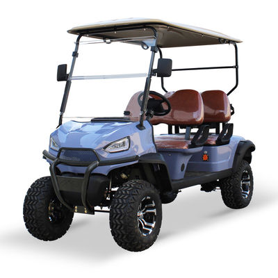 İyi bir fiyat. 2024 Avcılık taşımacılığı için elektrikli 4 kişilik golf arabası % 20 sınıf yeteneği 15.5mph Maksimum Hız 48V 5KW AC Motor çevrimiçi