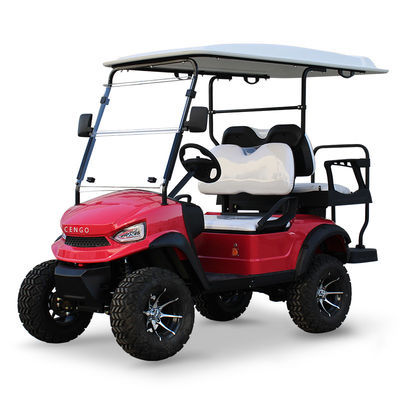 İyi bir fiyat. 2024 Yeni 4 Tekerlekli Elektrikli Golf Av Arabası Arka Arka 4 Koltuklu Satılık çevrimiçi