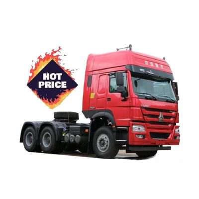 İyi bir fiyat. WD615.47 Motoru Model SINOTRUK 6X4 HOWO 7 Trakör Trakör Kamyon Başlığı Müşterinizin Gereksinimleri için Kırmızı Renkli çevrimiçi