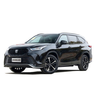 İyi bir fiyat. 2023 Çinli T-o-y-o-t-a CROWN KLUGER 2.5L HEV LED gündüz ışığı ve otomatik klima ile dört tekerlekli arabalar çevrimiçi