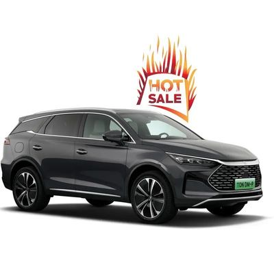 İyi bir fiyat. 2023 BYD Tang Ton DM-p Elektrikli Araçtan 215km menzile sahip Kızıl-Siyah 7 kişilik PHEV çevrimiçi