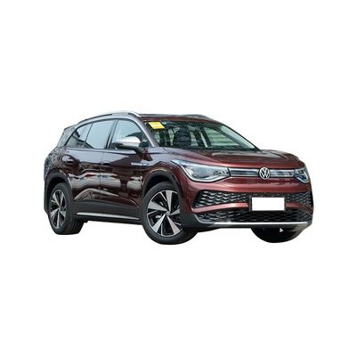 İyi bir fiyat. Küçük Elektrikli Araç Vw ID6 2023 EV RHD 7 kişilik elektrikli SUV ve beyaz dış görünümlü terner lityum pilli araba çevrimiçi